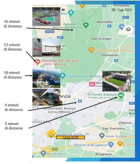 شقة مونزا  في Casa Zeus المظهر الخارجي الصورة